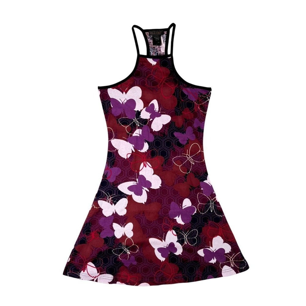 deadstock Hayes butterfly graphic euro mini dress